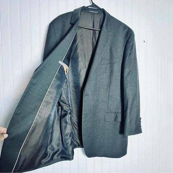 Michael Kors 100% Wool Blazer Suit Jacket Mens 44R Brown Single-Breasted Lined - Picture 6 of 10